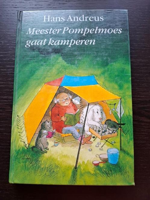 Hans Andreus Meester Pompelmoes gaat kamperen - 1986, Boeken, Kinderboeken | Jeugd | 10 tot 12 jaar, Ophalen of Verzenden