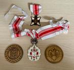 Lot medailles Rode Kruis Bloedgevers, Ophalen