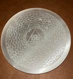 Grote Seleniet oplaadplaat - 280gram - diam.132mm -dikte 9mm, Verzamelen, Mineralen en Fossielen, Ophalen of Verzenden, Mineraal