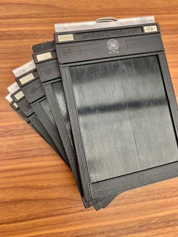 set van 5 SINAR-frames voor fotocamera beschikbaar voor biedingen