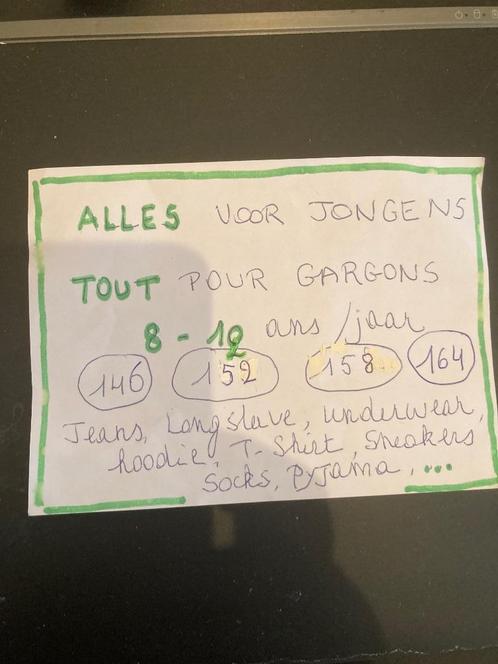 ALLES voor jongen 10 12 j  152 158 164 170, Kinderen en Baby's, Kinderkleding | Maat 158, Zo goed als nieuw, Jongen, Setje, Ophalen of Verzenden