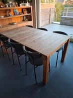 Tafel teak verlengbaar, Ophalen, Gebruikt, Teakhout, 50 tot 100 cm