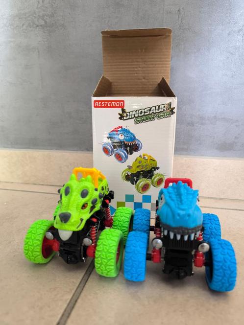voiture jouet lots de 2 monster truck dinosaure, cars bebe, Kinderen en Baby's, Speelgoed |Speelgoedvoertuigen, Nieuw, Ophalen of Verzenden