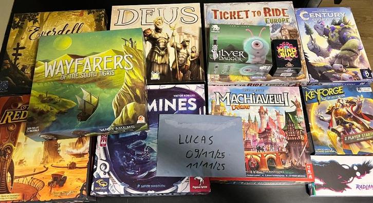 Bordspellen gezelschapsspellen, Hobby en Vrije tijd, Gezelschapsspellen | Bordspellen, Gebruikt, Een of twee spelers, Drie of vier spelers