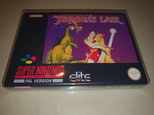 Dragon's Lair SNES Game Case, Games en Spelcomputers, Games | Nintendo Super NES, Zo goed als nieuw, Verzenden