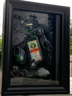 Bottle art (Jägermeisterfles), Antiek en Kunst, Kunst | Overige Kunst, Ophalen