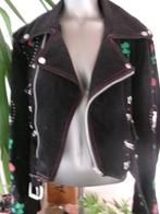 Vintage jas ZIP IT London maat XL, Kleding | Dames, Jassen | Zomer, Zwart, Maat 42/44 (L), Gedragen, ZIP IT