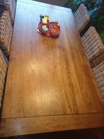 Grande table de 2 m x 1 m et 6 chaises, Maison & Meubles, Tables | Tables de salon, 75 cm ou plus, 150 à 200 cm, Rustiek, Enlèvement