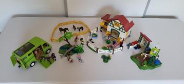 3 sets Playmobil met paarden beschikbaar voor biedingen