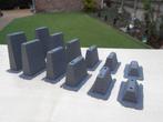 set met 12 stuks faller oprit peilers, Hobby en Vrije tijd, Ophalen of Verzenden, Gebruikt, Gelijkstroom of Wisselstroom, Brug, Tunnel of Gebouw