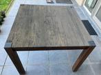 tuintafel eik, Ophalen, Gebruikt, Vierkant, Hout