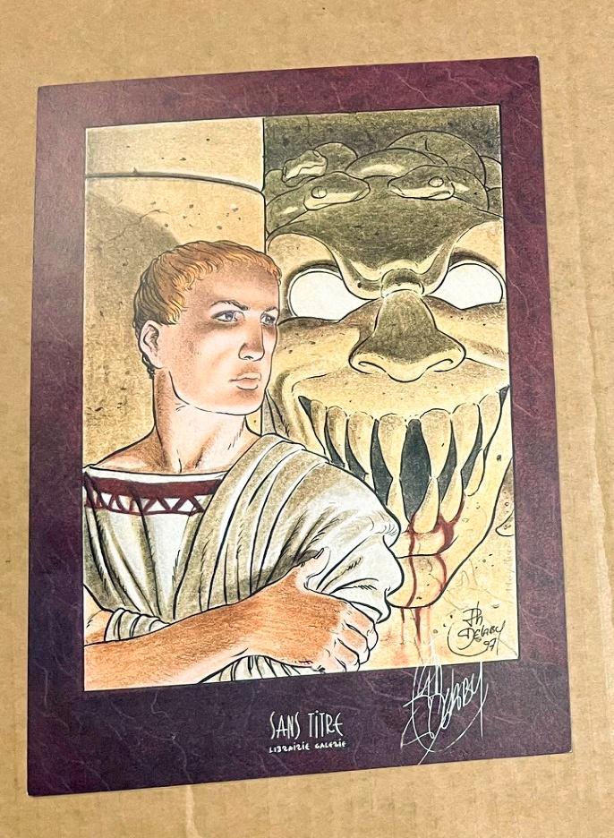 Murena - Ex-libris - De sable et de sang- Sans Titre- Delaby, Livres, BD, Envoi