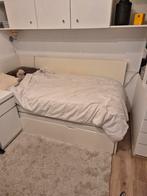 Ikea 90x200 hoog hoekbedframe+lattenveer+matras, Ophalen, Zo goed als nieuw