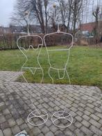 2 Kapstokken man en vrouw, Ophalen, Zo goed als nieuw, Metaal, Staande kapstok