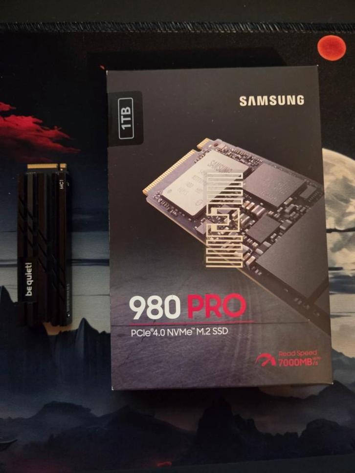 Samsung 980 Pro 1 To Avec Refroidisseur, Informatique & Logiciels, Disques durs, Comme neuf, Enlèvement