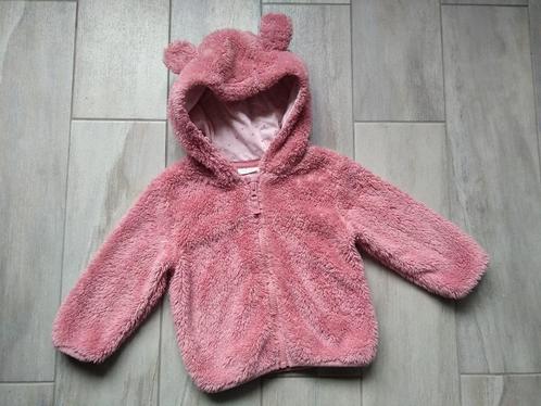 ✿ M86 - Fleece jasje beer, Kinderen en Baby's, Babykleding | Maat 86, Gebruikt, Meisje, Jasje, Ophalen of Verzenden