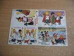 Jommeke : 4 ongesneden, onbeschreven nieuwjaarskaarten 1964., Série complète ou Série, Enlèvement ou Envoi, Utilisé