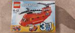 Lego Creator 3 in 1: Helicopter/ Hoovercraft/ Vliegtuig (310, Ophalen of Verzenden, Zo goed als nieuw, Complete set, Lego