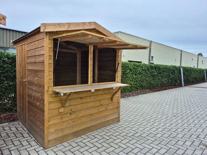 3 vurenhouten (kerst)kramen in top kwaliteit!, Diversen, Kerst, Nieuw, Ophalen