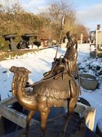 BRONZE SIGNE SUR SOCLE( le cavalier et son dromadaire)., Enlèvement ou Envoi, Bronze