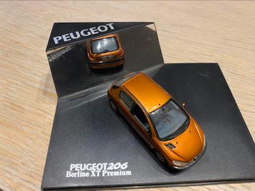 Peugeot 206 XT Premium 1998 bronze NOREV 1/43 - MIB beschikbaar voor biedingen