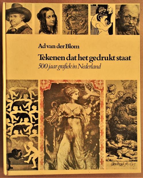 Tekenen dat het gedrukt staat [Grafiek in Nederland] - 1980, Antiek en Kunst, Kunst | Etsen en Gravures, Ophalen of Verzenden