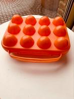 Hammar Plast Sweden oranje eierdoos voor 12 stuks, Ophalen of Verzenden