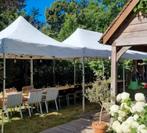 Te huur: feesttent 3x3m(40 euro)  en 3x6m (80 euro)., Tuin en Terras, Ophalen of Verzenden, Zo goed als nieuw, Partytent