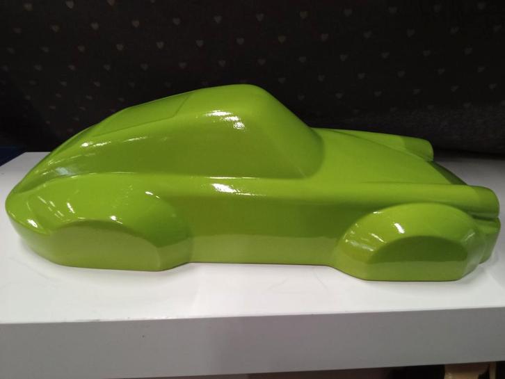 Porsche racing green, Hobby en Vrije tijd, Modelbouw | Auto's en Voertuigen, Nieuw, Auto, Groter dan 1:32, Overige merken, Ophalen of Verzenden