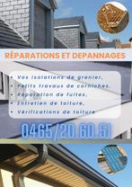 Dépannage toiture - corniche 24h/24, Bricolage & Construction, Bricolage & Rénovation Autre, Enlèvement ou Envoi