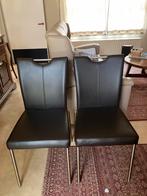 6 lederlook stoelen in goede staat, Huis en Inrichting, Stoelen, Ophalen, Zo goed als nieuw