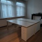 Witte bureau, Huis en Inrichting, Bureaus, Ophalen, Bureau