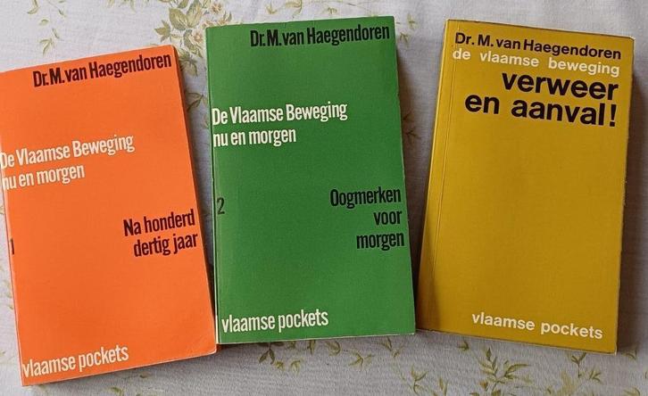 Maurits Van Haegendoren - 3 boekjes De Vlaamse Beweging, Boeken, Politiek en Maatschappij, Ophalen of Verzenden