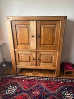 Eiken tv of barkast, Huis en Inrichting, Kasten | Computermeubels, Ophalen, Zo goed als nieuw
