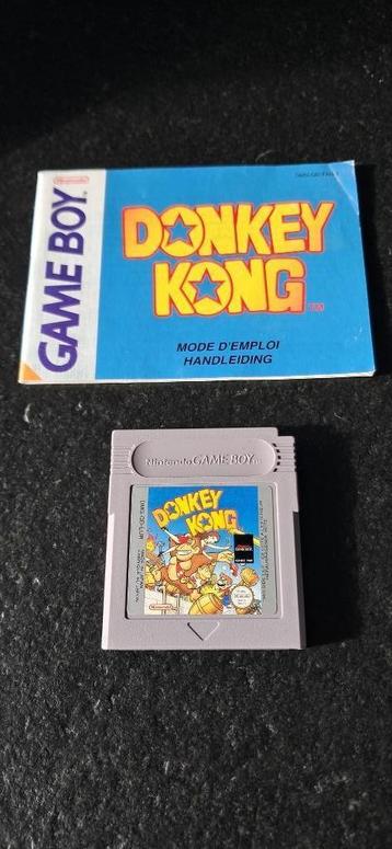Nintendo Gameboy Donkey Kong met boekje beschikbaar voor biedingen