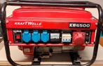 Générateur d'essence Kraftwelle KW6500 6,5 CV — 220V/380V, Bricolage & Construction, Électricité & Câbles, Enlèvement, Comme neuf