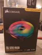 Corsair QL120 3x + icue commander core xt, Computers en Software, Ophalen, Zo goed als nieuw, Luchtkoeling