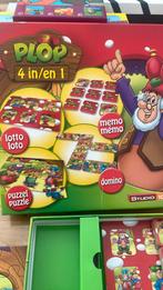 Plop 4 in 1 puzzel/memo/domino/lotto, Kinderen en Baby's, Ophalen of Verzenden, Gebruikt, 4 tot 6 jaar