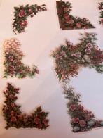 Scrapbooking 30 hoek stickers bloemen, Hobby en Vrije tijd, Scrapbooking, Ophalen, Nieuw