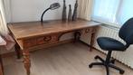 massief houten bureau, Huis en Inrichting, Ophalen, Bureau