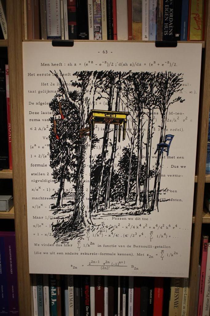 Hugo Duchateau - Litho - 1987 (25/14), Antiek en Kunst, Kunst | Litho's en Zeefdrukken, Ophalen of Verzenden