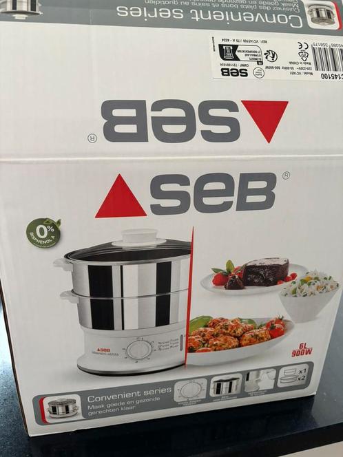 Stoomkoker SEB + uitgebreide garantie, Elektronische apparatuur, Stoomapparaten, Zo goed als nieuw, Ophalen