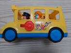 Schoolbus Fisher Price Little People, Kinderen en Baby's, Speelgoed | Fisher-Price, Met geluid, Gebruikt, Ophalen of Verzenden