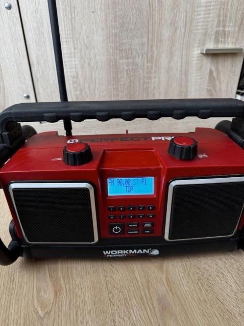 Bouwradio / Werfradio PerfectPro Workman, Audio, Tv en Foto, Radio's, Zo goed als nieuw, Bouwradio, Ophalen