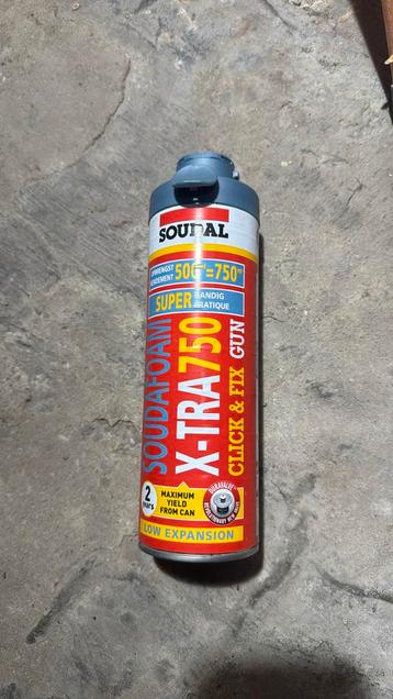 1 spuitbus Soudal soufafoam X-tra 750 beschikbaar voor biedingen