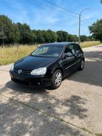 VOLKSWAGEN GOLF 5 HIGHLINE BLANCO KEURING DIRECT BESCHIKBAAR, Auto's, Volkswagen, Voorwielaandrijving, Stof, Zwart, Zwart