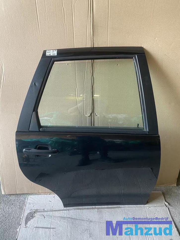 SEAT IBIZA 2 ZWART LC9Z rechts rechter achter deur portier, Auto-onderdelen, Carrosserie, Deur, Seat, Achter, Rechts, Gebruikt