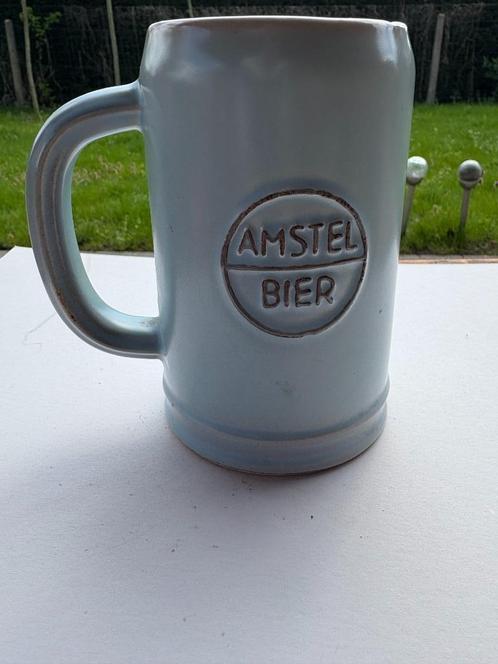 Amstel Bier en Amstel Pils - Bierpul en 2 glazen, Verzamelen, Biermerken, Zo goed als nieuw, Glas of Glazen, Amstel, Ophalen of Verzenden