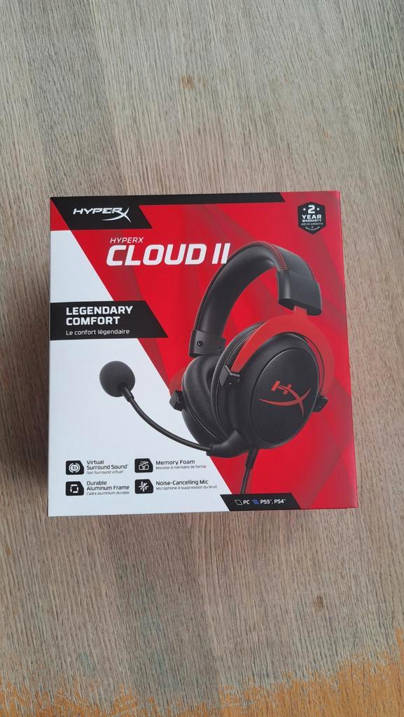 Hyperx cloud II neuf, Informatique & Logiciels, Casques micro