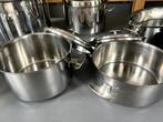 kookpotten, Huis en Inrichting, Keuken | Potten en Pannen, Ophalen, Inox, Gebruikt, Keramische plaat